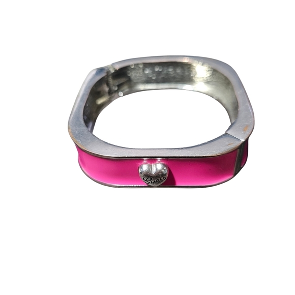 Guess Bracelet, vintage, pink, hinge open - Picture 2 of 4